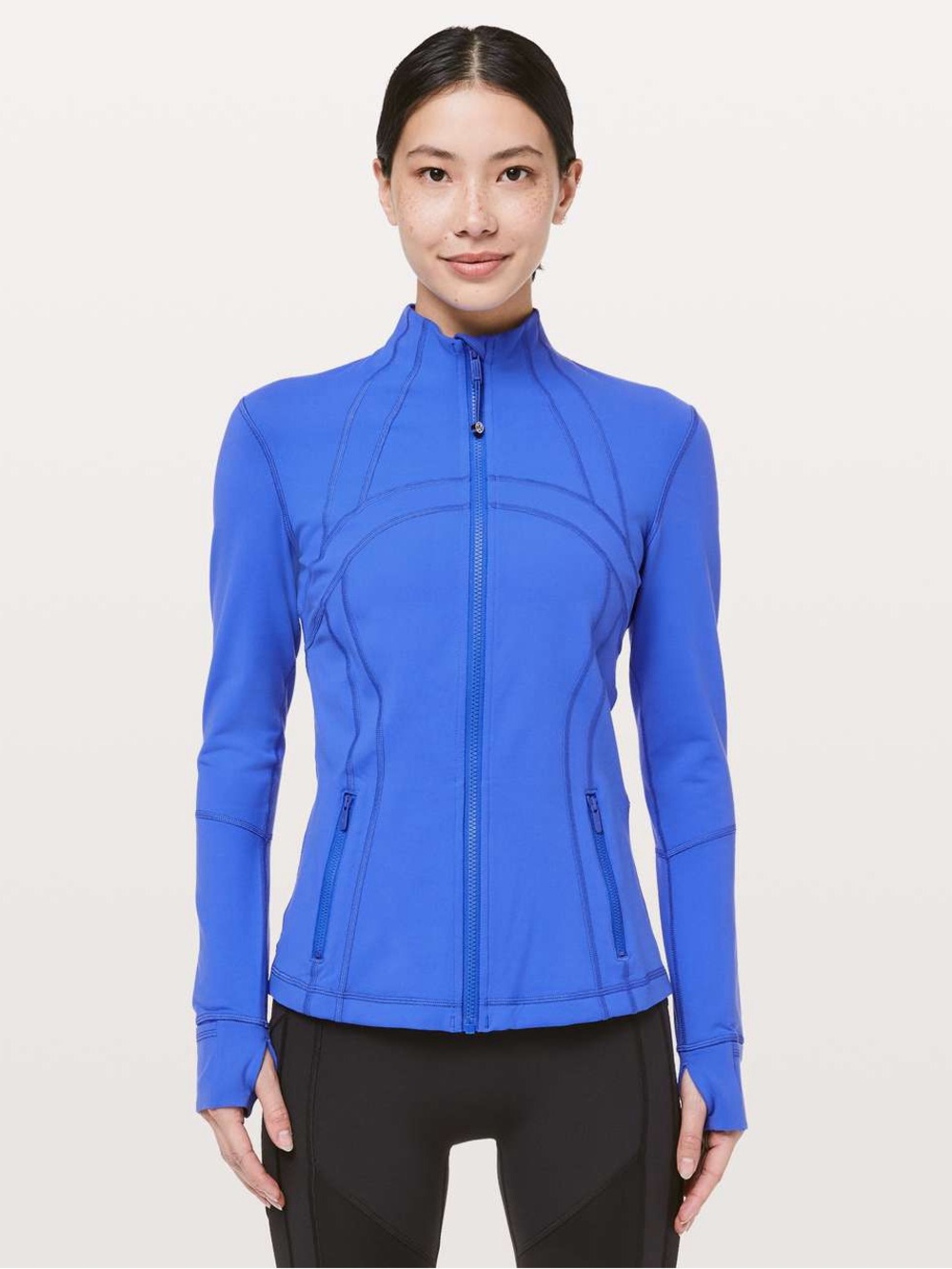 Lululemon Define Jacket Blazer Blue Hiking Athletic Jacket Size 8 - Picture 4 of 9